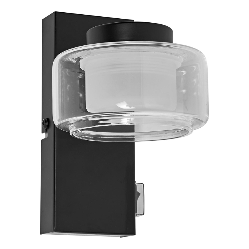 Ledvance - LED væglampe til badeværelse ORBIS FLAME LED/5,5W/230V 3000/4000K IP44 sort