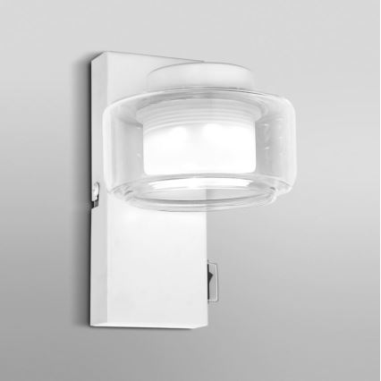 Ledvance - LED væglampe til badeværelse ORBIS FLAME LED/5,5W/230V 3000/4000K IP44 hvid