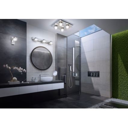 Ledvance - LED væglampe til badeværelse ORBIS FLAME LED/5,5W/230V 3000/4000K IP44 krom