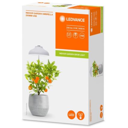 Ledvance - LED vækstlampe GARDEN LIGHT LED/5W/5V