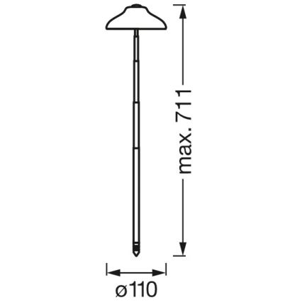 Ledvance - LED vækstlampe GARDEN LIGHT LED/5W/5V