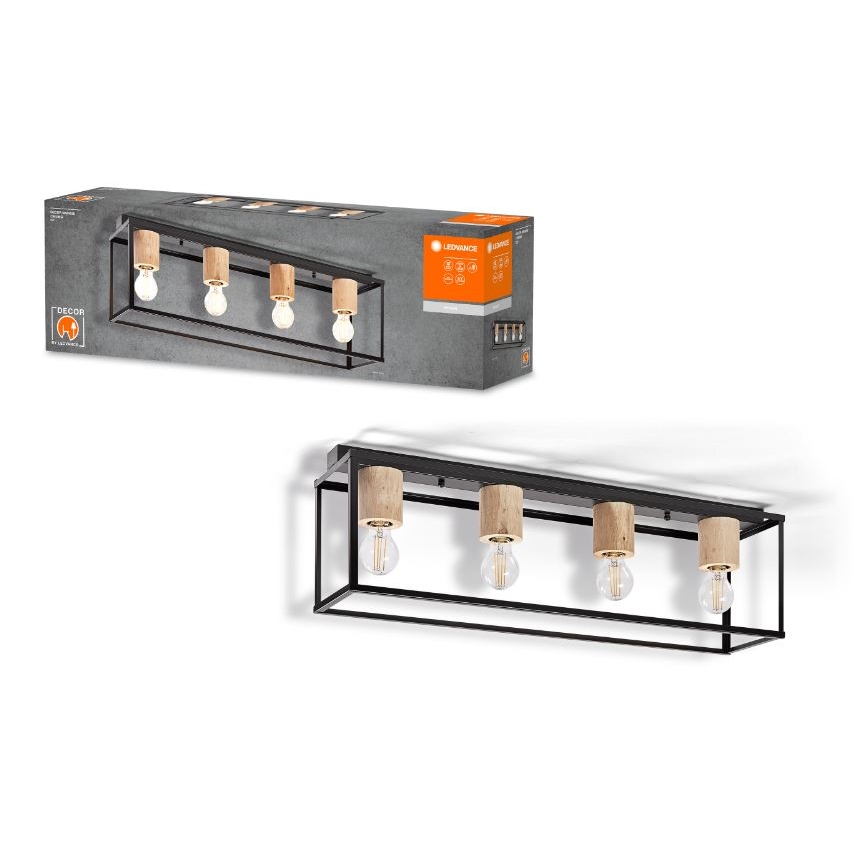 Ledvance - Loftlampe DECOR 4xE27/15W/230V