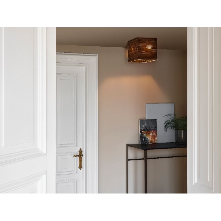 Ledvance - Loftlampe DECOR CARDBOARD 1xE27/15W/230V 25x25 cm