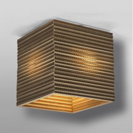 Ledvance - Loftlampe DECOR CARDBOARD 1xE27/15W/230V 25x25 cm