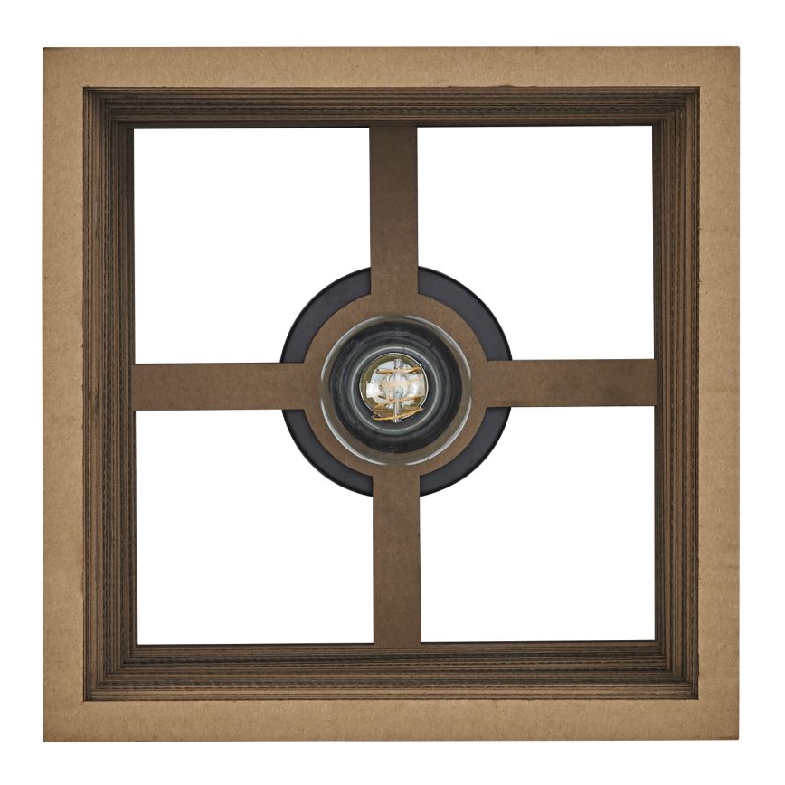 Ledvance - Loftlampe DECOR CARDBOARD 1xE27/15W/230V 25x25 cm