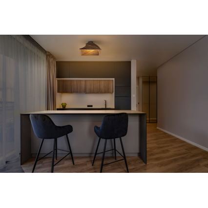 Ledvance - Loftlampe DECOR CARDBOARD 1xE27/15W/230V 40x40 cm