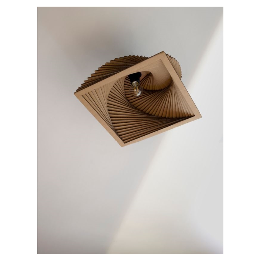 Ledvance - Loftlampe DECOR CARDBOARD 1xE27/15W/230V 40x40 cm