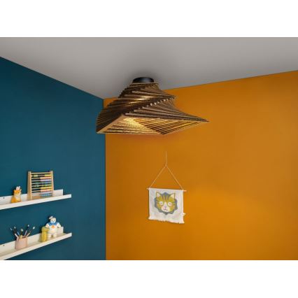 Ledvance - Loftlampe DECOR CARDBOARD 1xE27/15W/230V 40x40 cm