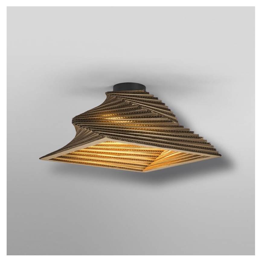 Ledvance - Loftlampe DECOR CARDBOARD 1xE27/15W/230V 40x40 cm