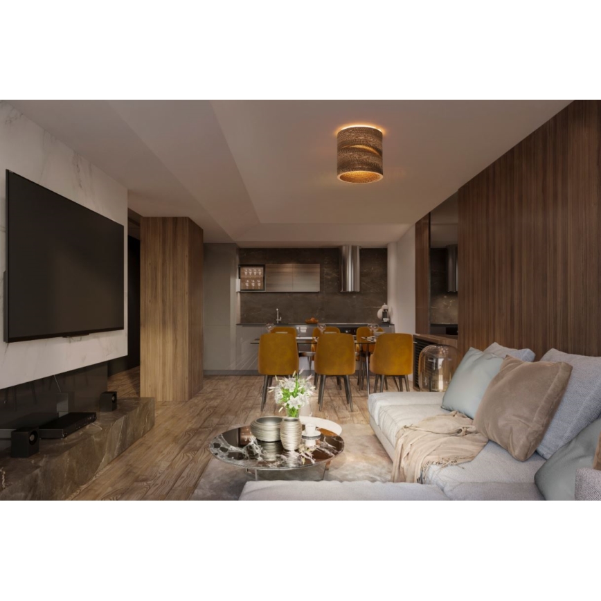 Ledvance - Loftlampe DECOR CARDBOARD 1xE27/15W/230V diameter 25 cm