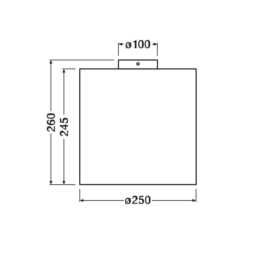 Ledvance - Loftlampe DECOR CARDBOARD 1xE27/15W/230V diameter 25 cm