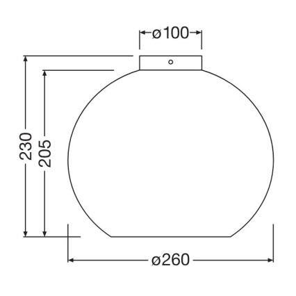 Ledvance - Loftlampe DECOR CARDBOARD 1xE27/15W/230V diameter 26 cm