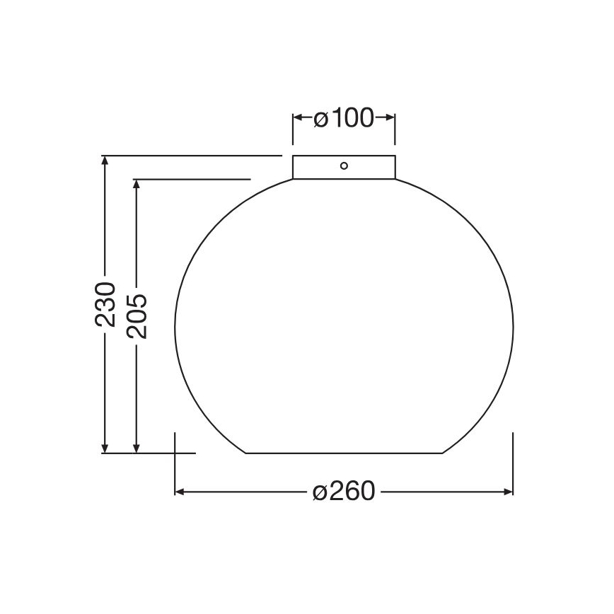 Ledvance - Loftlampe DECOR CARDBOARD 1xE27/15W/230V diameter 26 cm