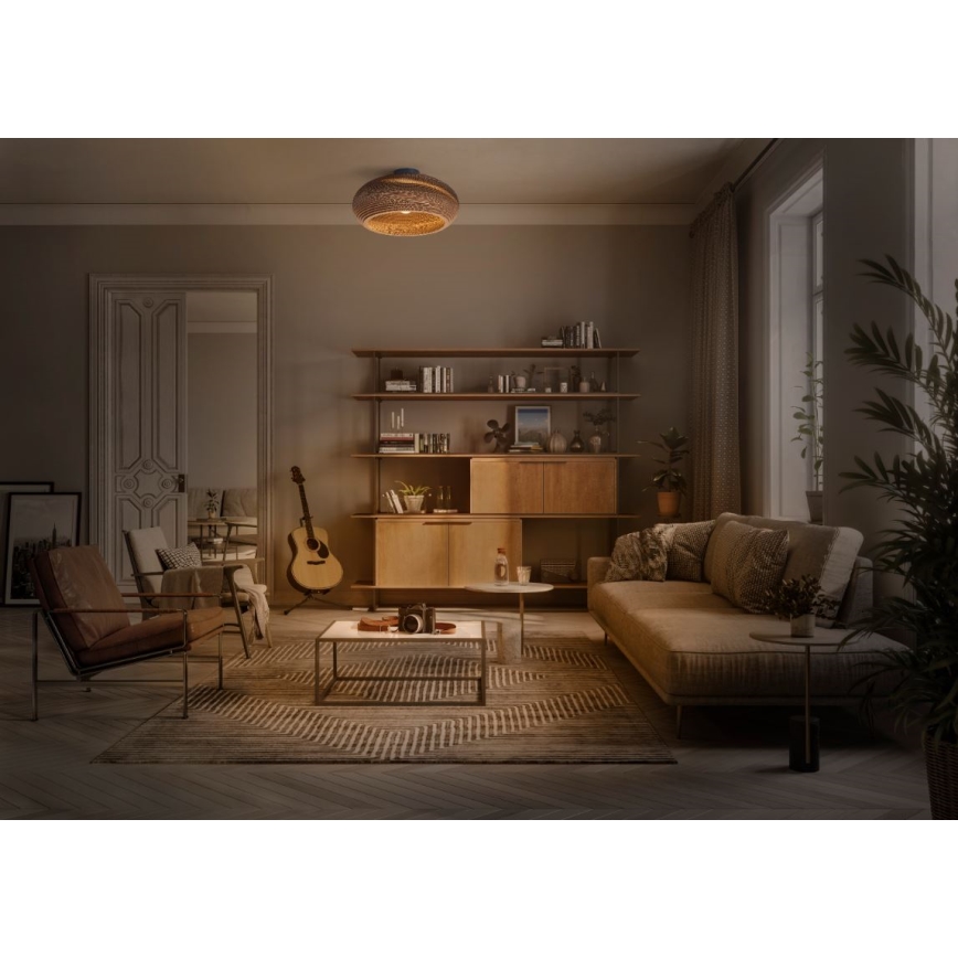 Ledvance - Loftlampe DECOR CARDBOARD 1xE27/15W/230V diameter 40 cm