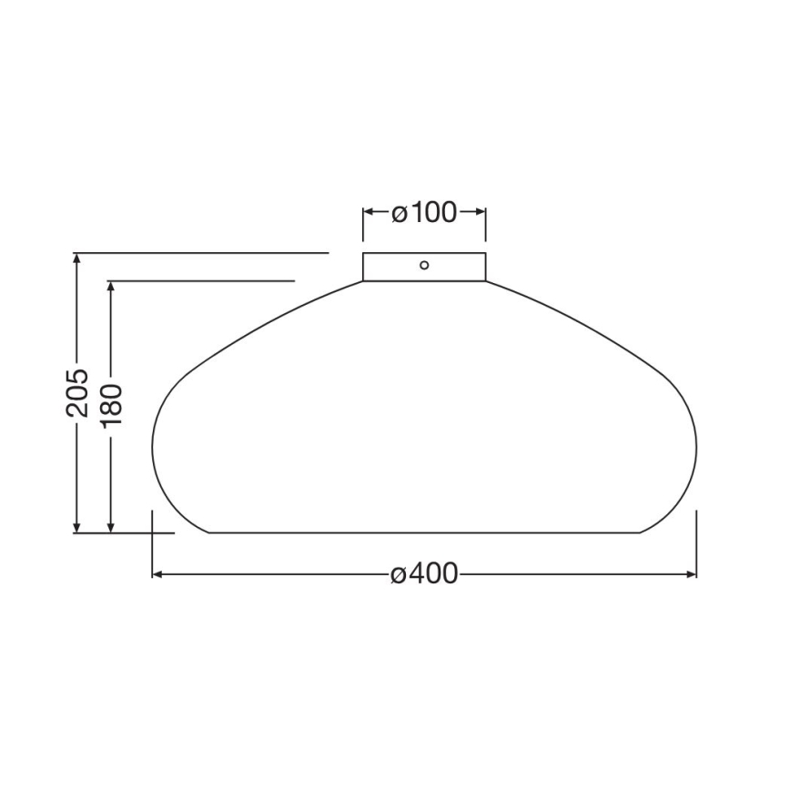 Ledvance - Loftlampe DECOR CARDBOARD 1xE27/15W/230V diameter 40 cm