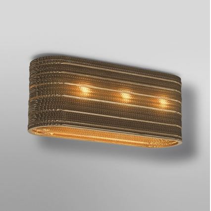 Ledvance - Loftlampe DECOR CARDBOARD 3xE27/15W/230V