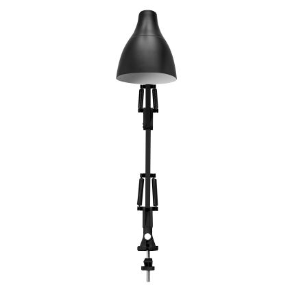 Ledvance - OFFICE LINE bordlampe med klemme 1xE27/11W/230V, sort