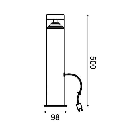 Ledvance - LED Udendørslampe ENDURA HYBRID ORION LED/2W/12V IP44
