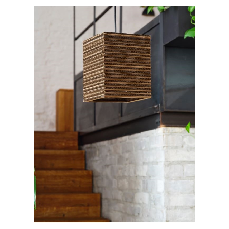 Ledvance - Pendel DECOR CARDBOARD 1xE27/15W/230V 25x25 cm