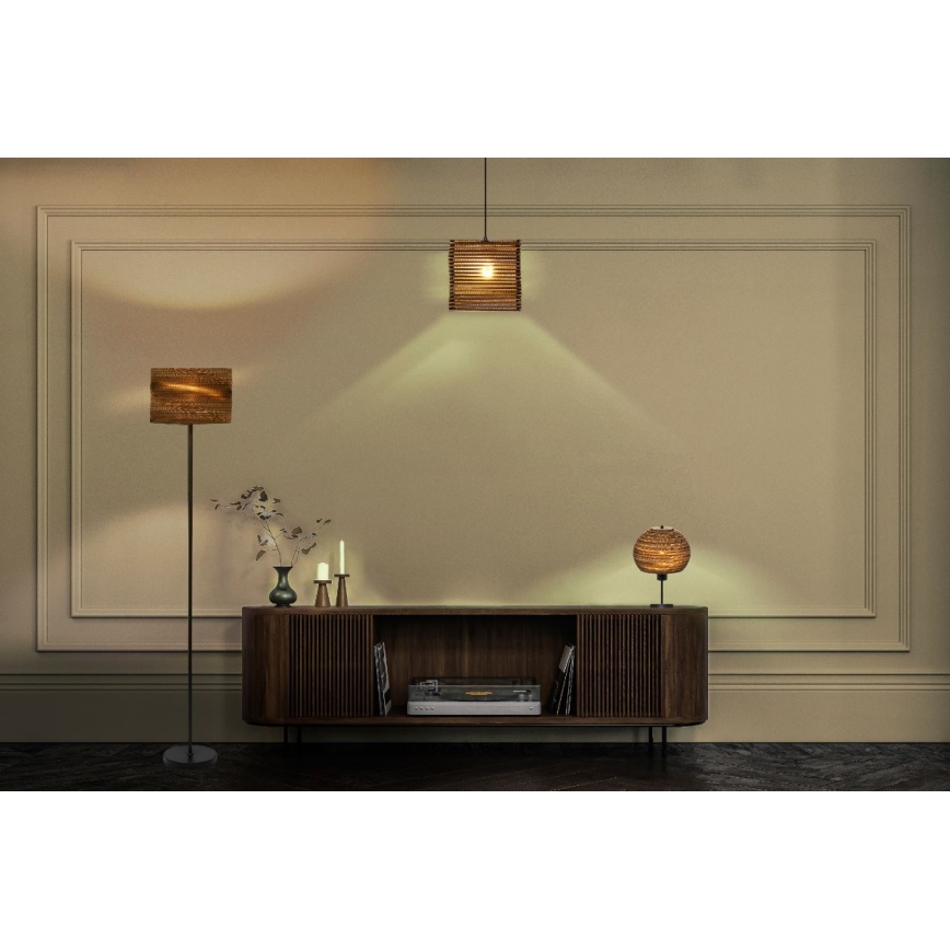 Ledvance - Pendel DECOR CARDBOARD 1xE27/15W/230V 25x25 cm