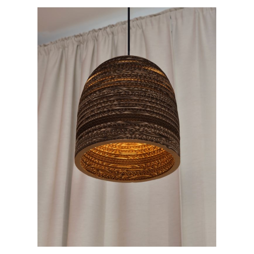 Ledvance - Pendel DECOR CARDBOARD 1xE27/15W/230V diameter 25 cm