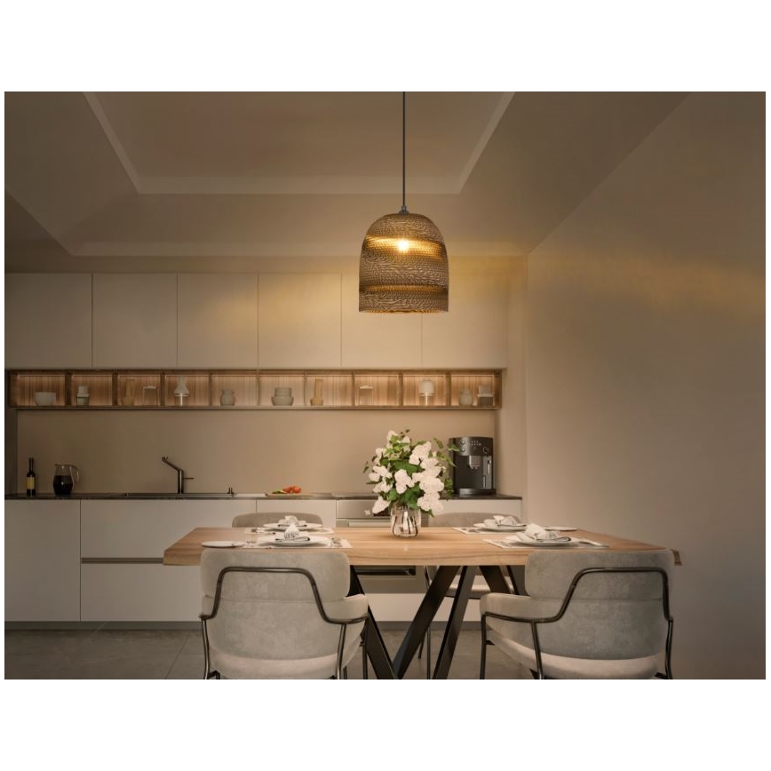 Ledvance - Pendel DECOR CARDBOARD 1xE27/15W/230V diameter 25 cm