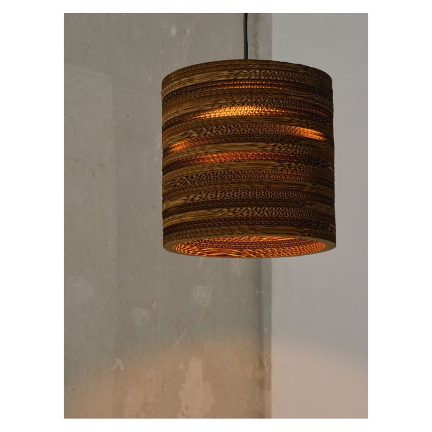 Ledvance - Pendel DECOR CARDBOARD 1xE27/15W/230V diameter 25 cm