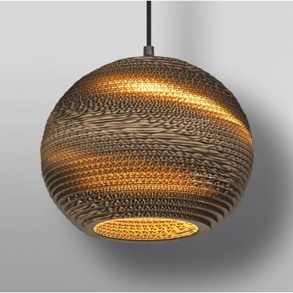 Ledvance - Pendel DECOR CARDBOARD 1xE27/15W/230V diameter 26 cm