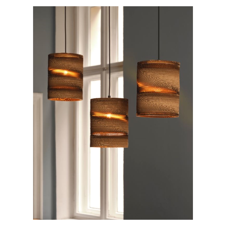 Ledvance - Pendel DECOR CARDBOARD 3xE27/15W/230V