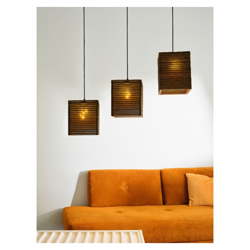 Ledvance - Pendel DECOR CARDBOARD 3xE27/15W/230V