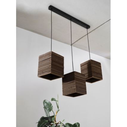 Ledvance - Pendel DECOR CARDBOARD 3xE27/15W/230V