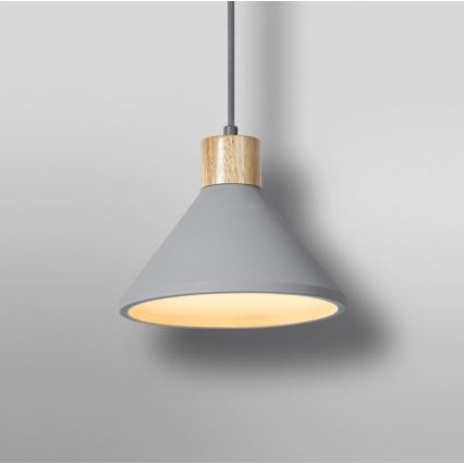 Ledvance - Pendel DECOR CONCRETE 1xE27/15W/230V diameter 22 cm beton grå