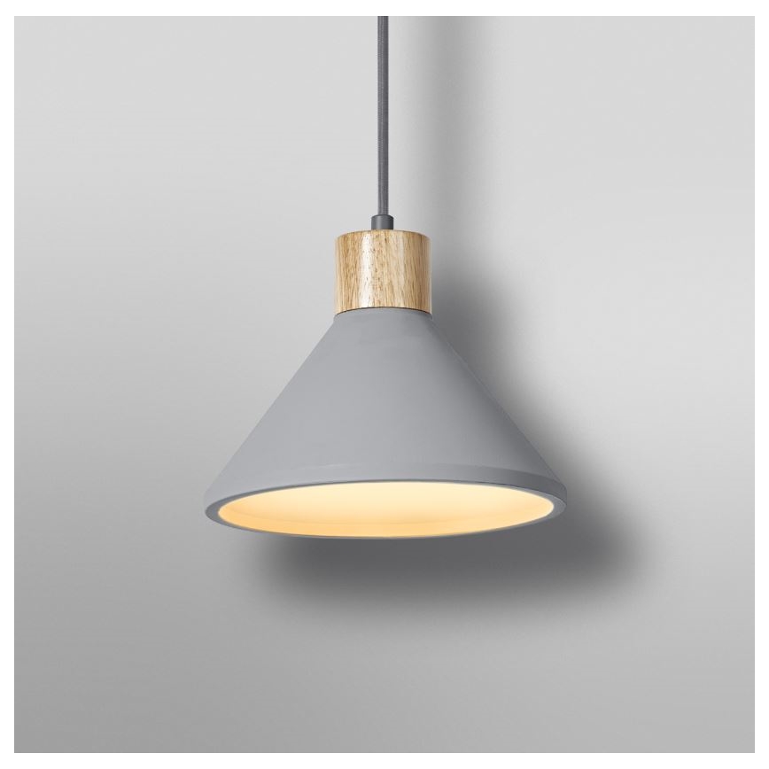 Ledvance - Pendel DECOR CONCRETE 1xE27/15W/230V diameter 22 cm beton grå