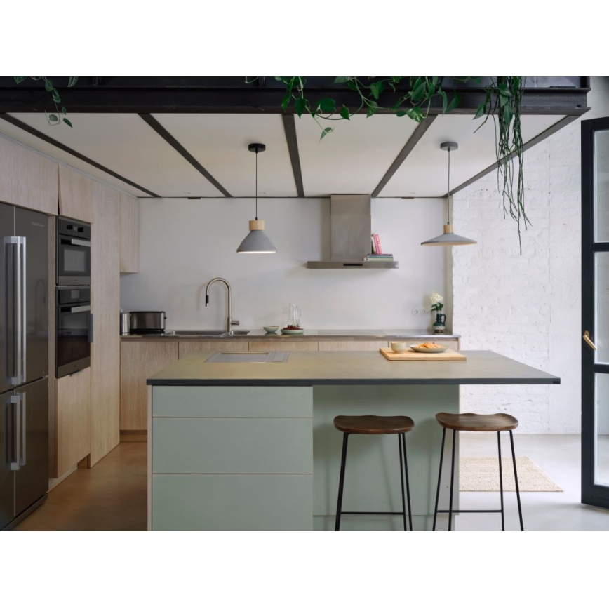 Ledvance - Pendel DECOR CONCRETE 1xE27/15W/230V diameter 32 cm beton grå
