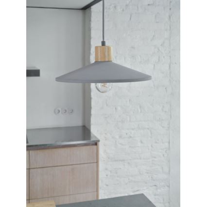 Ledvance - Pendel DECOR CONCRETE 1xE27/15W/230V diameter 32 cm beton grå