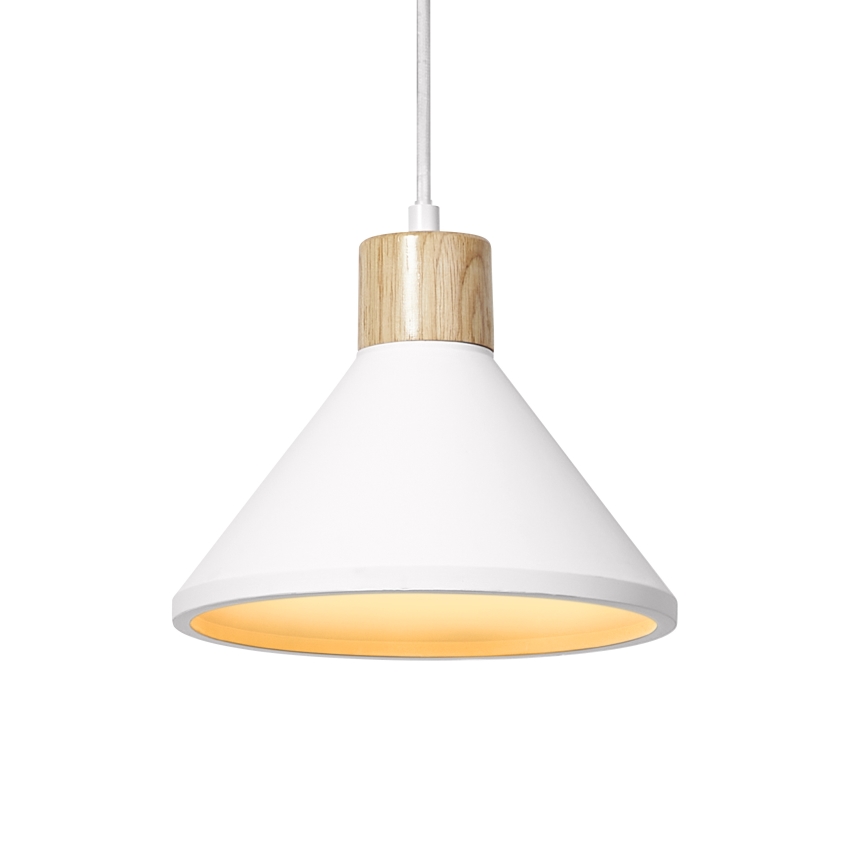 Ledvance - Pendel DECOR PLASTER 1xE27/25W/230V diameter 22 cm gips hvid