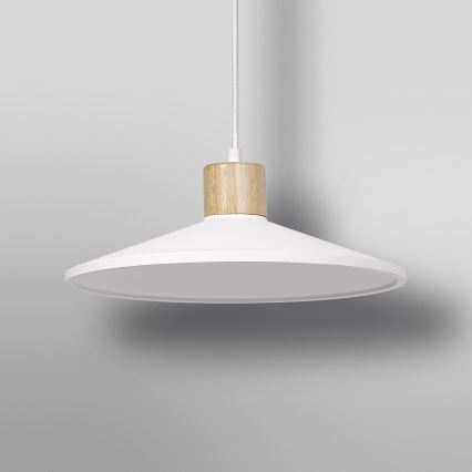 Ledvance - Pendel DECOR PLASTER 1xE27/25W/230V diameter 32 cm gips hvid