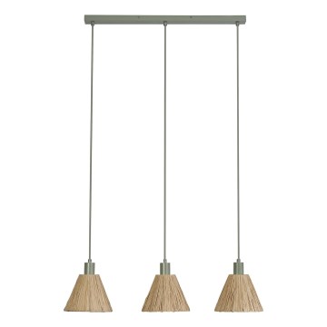 Ledvance - Pendel DECOR RAFFIA 3xE27/15W/230V raffia bast