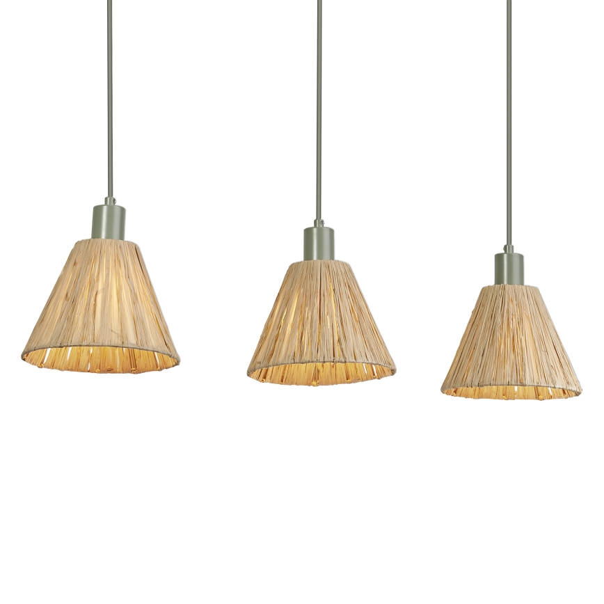 Ledvance - Pendel DECOR RAFFIA 3xE27/15W/230V raffia bast