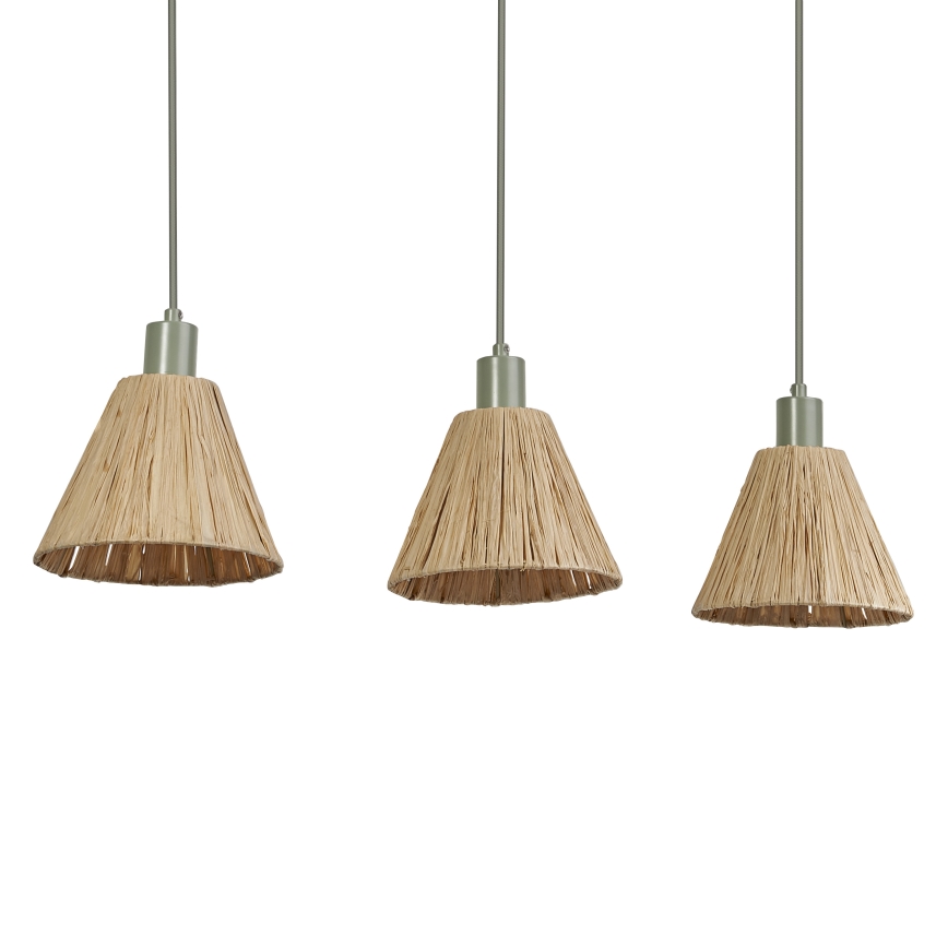 Ledvance - Pendel DECOR RAFFIA 3xE27/15W/230V raffia bast