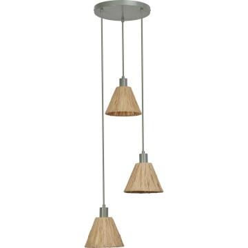 Ledvance - Pendel DECOR RAFFIA 3xE27/15W/230V raffia bast