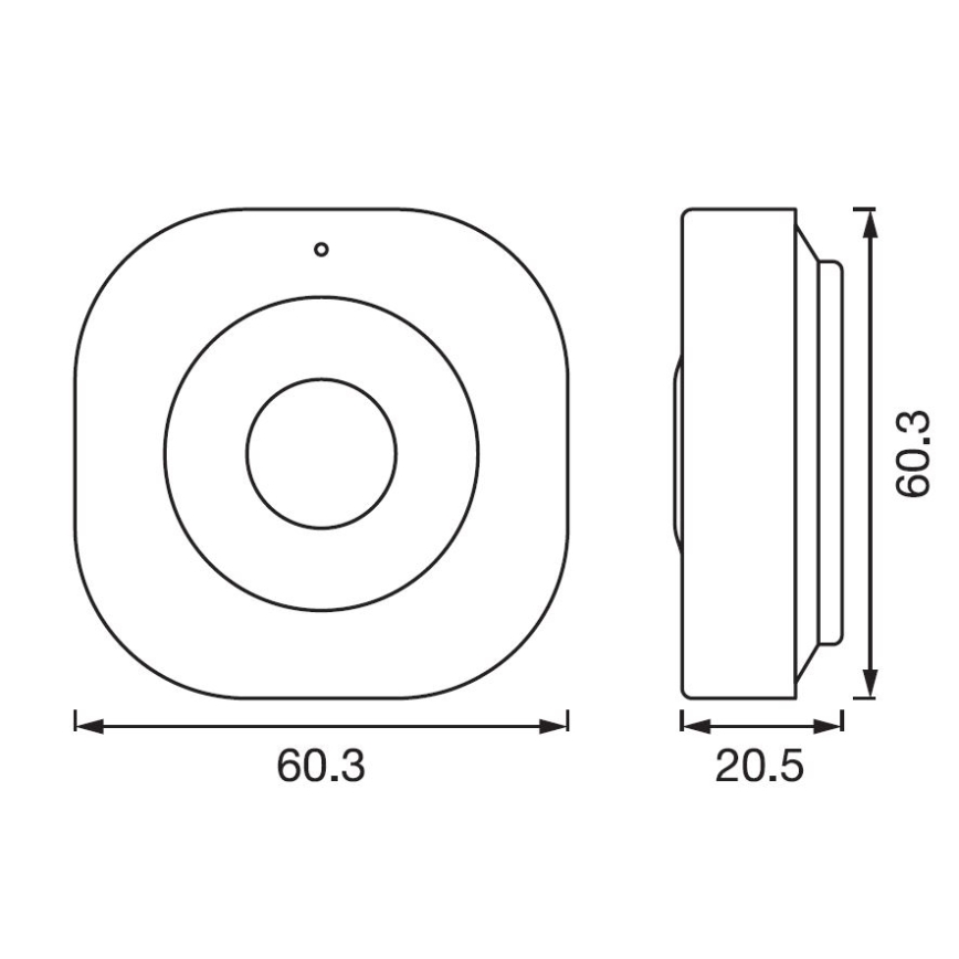 Ledvance - Smart bevægelsessensor SMART+ 3,7V Wi-fi
