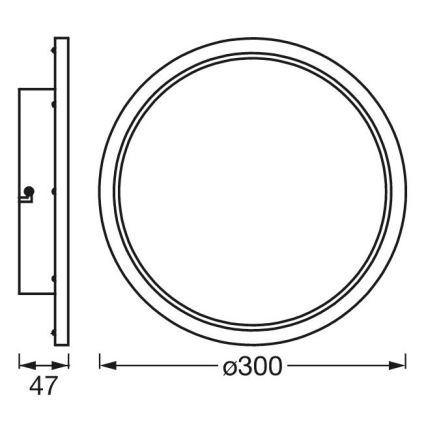 Ledvance - SMART+ DISC LED/18W/230V 3000-6500K Wi-Fi dæmpbart badeværelsesarmatur IP44
