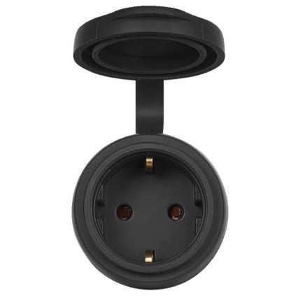 Ledvance - Smart udendørs socket SMART+ 3680W/230V/Type F/SCHUKO 16A IP44 sort