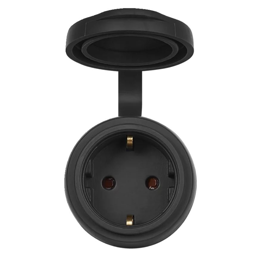 Ledvance - Smart udendørs socket SMART+ 3680W/230V/Type F/SCHUKO 16A IP44 sort