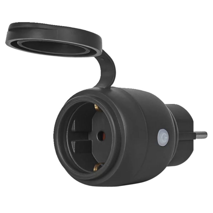 Ledvance - Smart udendørs socket SMART+ 3680W/230V/Type F/SCHUKO 16A IP44 sort