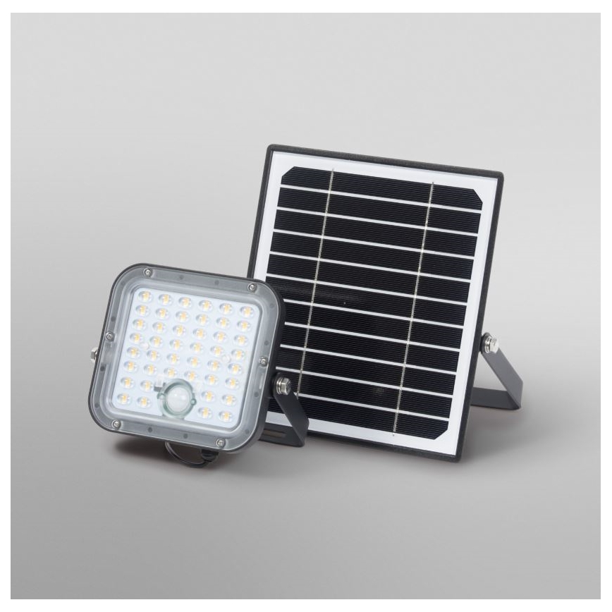 Ledvance - Soldrevet LED projektør dæmpbar med sensor FLOOD SPLIT LED/10W/3,2V 5000 mAh IP65 + fjernbetjening