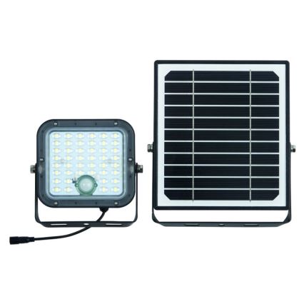 Ledvance - Soldrevet LED projektør dæmpbar med sensor FLOOD SPLIT LED/10W/3,2V 5000 mAh IP65 + fjernbetjening