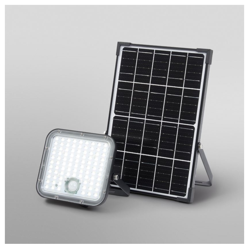 Ledvance - Soldrevet LED projektør dæmpbar med sensor FLOOD SPLIT LED/30W/6,4V 5000 mAh IP65 + fjernbetjening