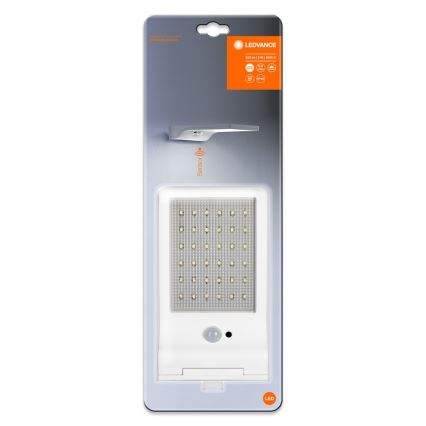 Ledvance - Soldrevet LED væglampe med sensor DOORLED LED/3W/3,3V 2000 mAh IP44